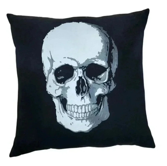 SKULL Print Throw pillow - Picture 1 of 5